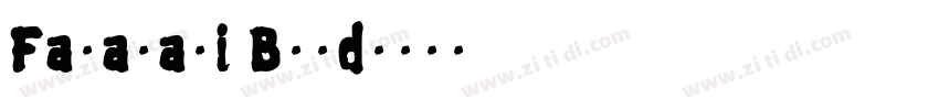 Fanavari Bold字体转换